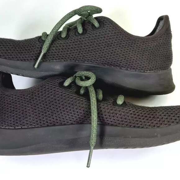 Allbirds Womens Tr Wool Running Shoes Black Green 0119 RM1 Low Top Lace Up 9 M - Picture 6 of 9